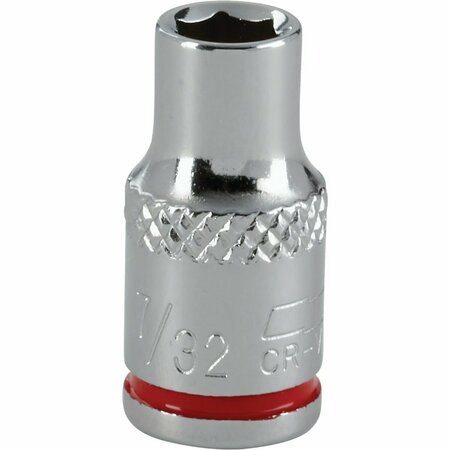 CHANNELLOCK 1/4 In. Drive 7/32 In. 6-Point Shallow Standard Socket 398020